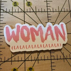 💜13/$13 +Bundle Sticker Sale | Woman LA LA LA LA LA LA LA LA Waterproof Sticker